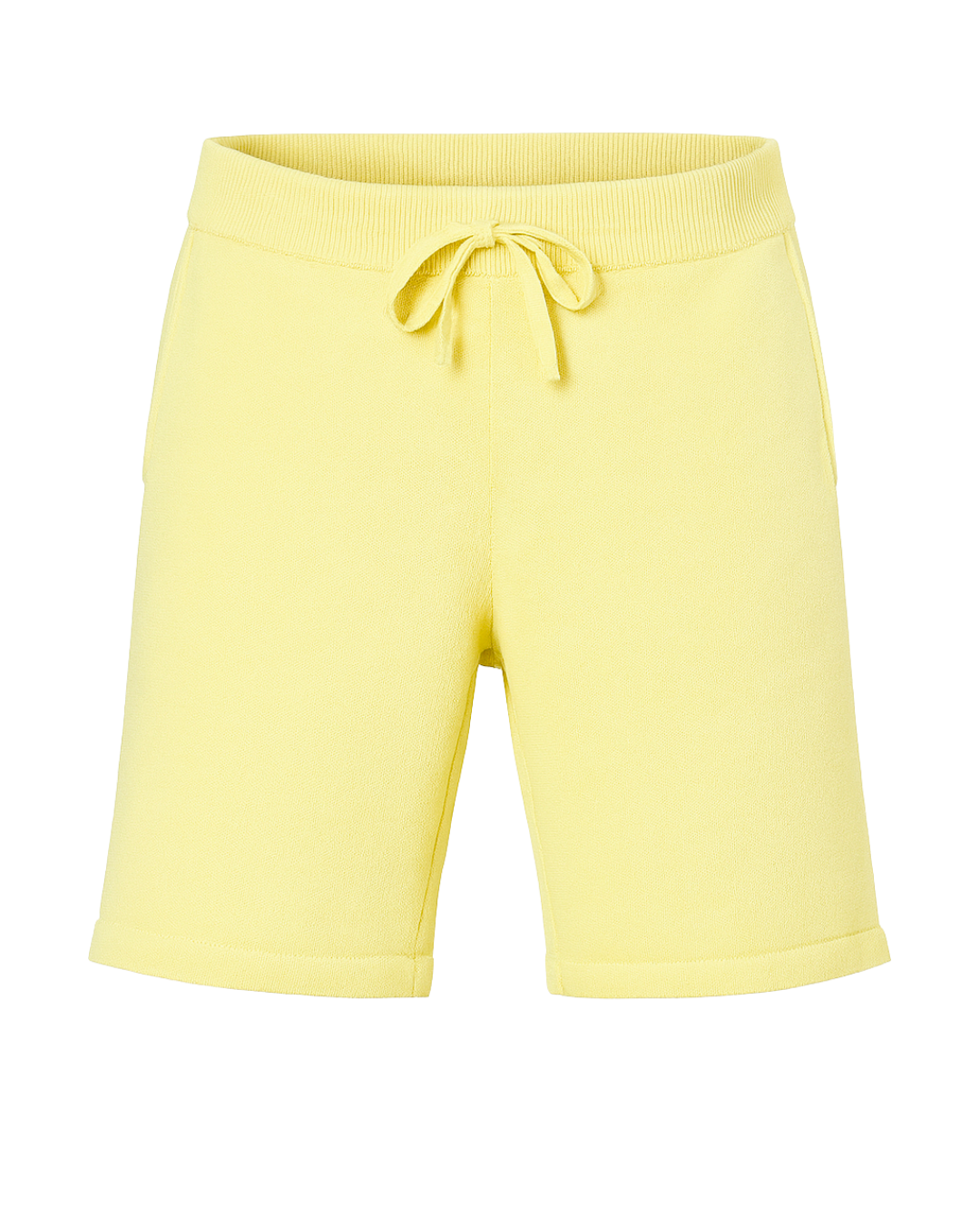Sunshine Yellow Knit Shorts