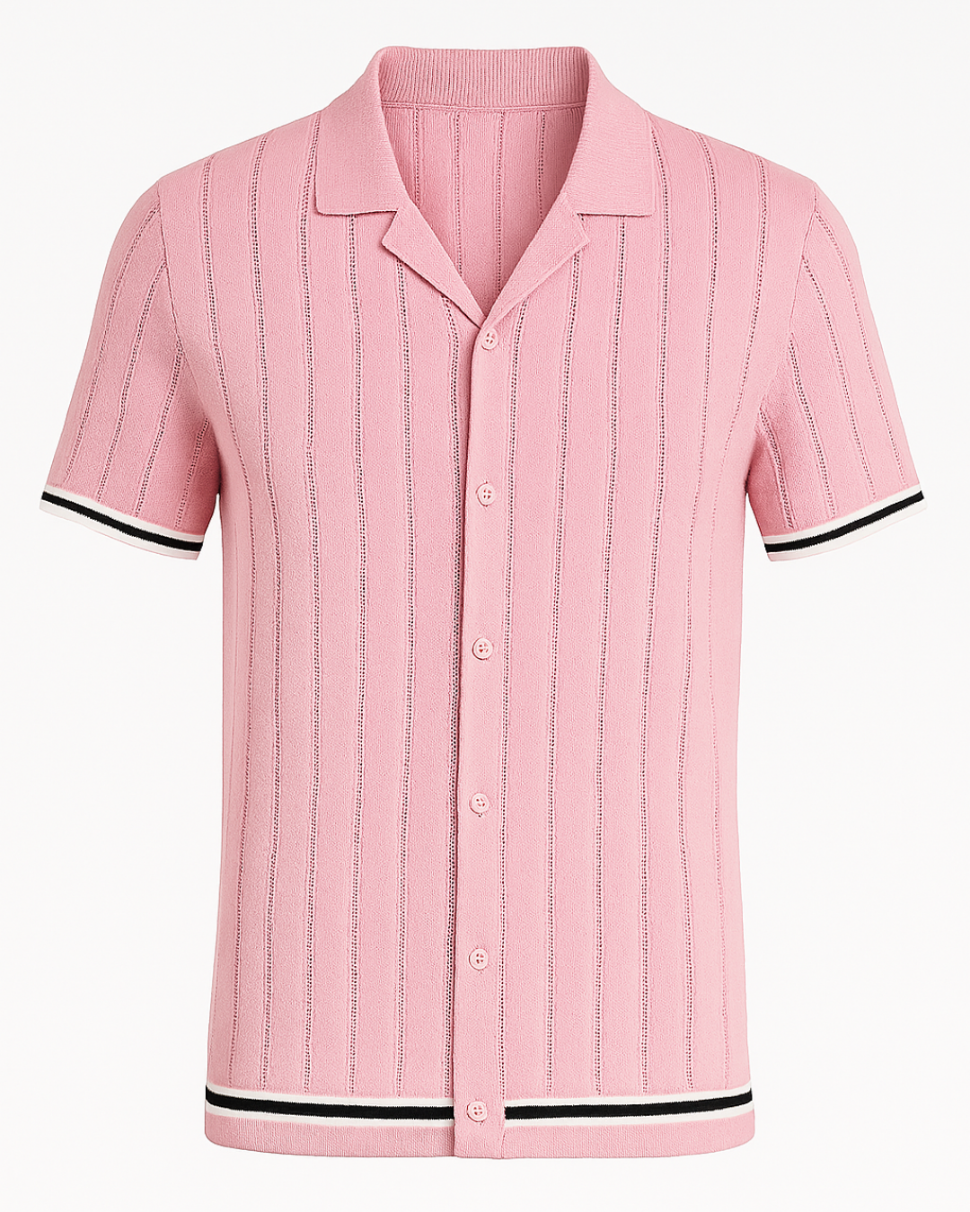 Soft Serve Pink Cuban Shirt