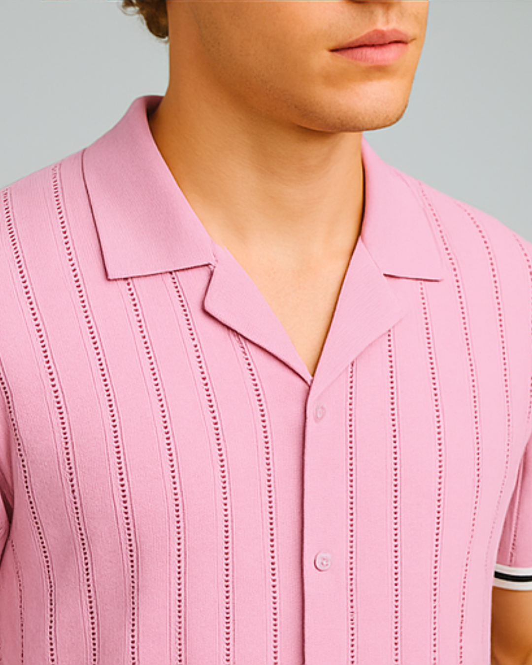 Soft Serve Pink Cuban Shirt