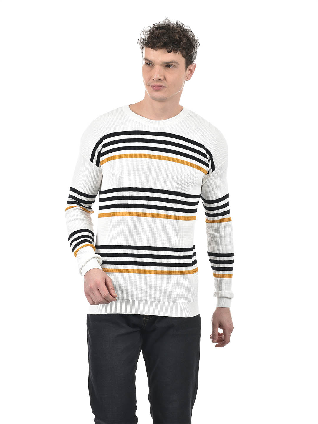 Men’s Classic Breton Stripe Knit Sweatshirt