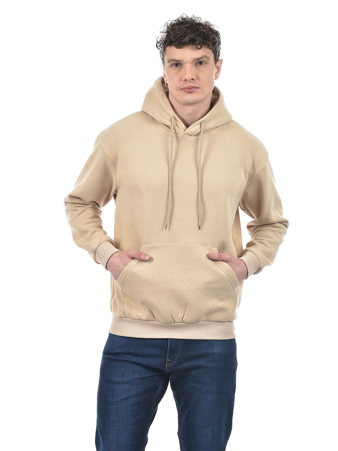 All Rounder Classic Beige Fleece Hoodie
