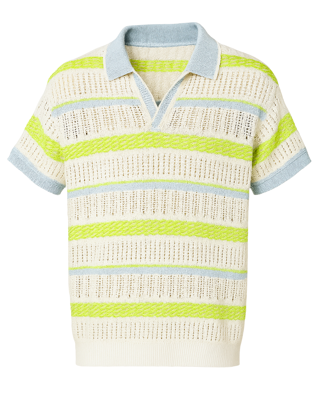 Neon Alley Knit Polo