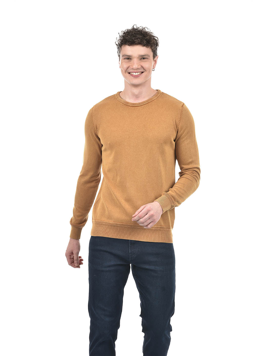 Premium Tan Brown Crewneck Sweatshirt