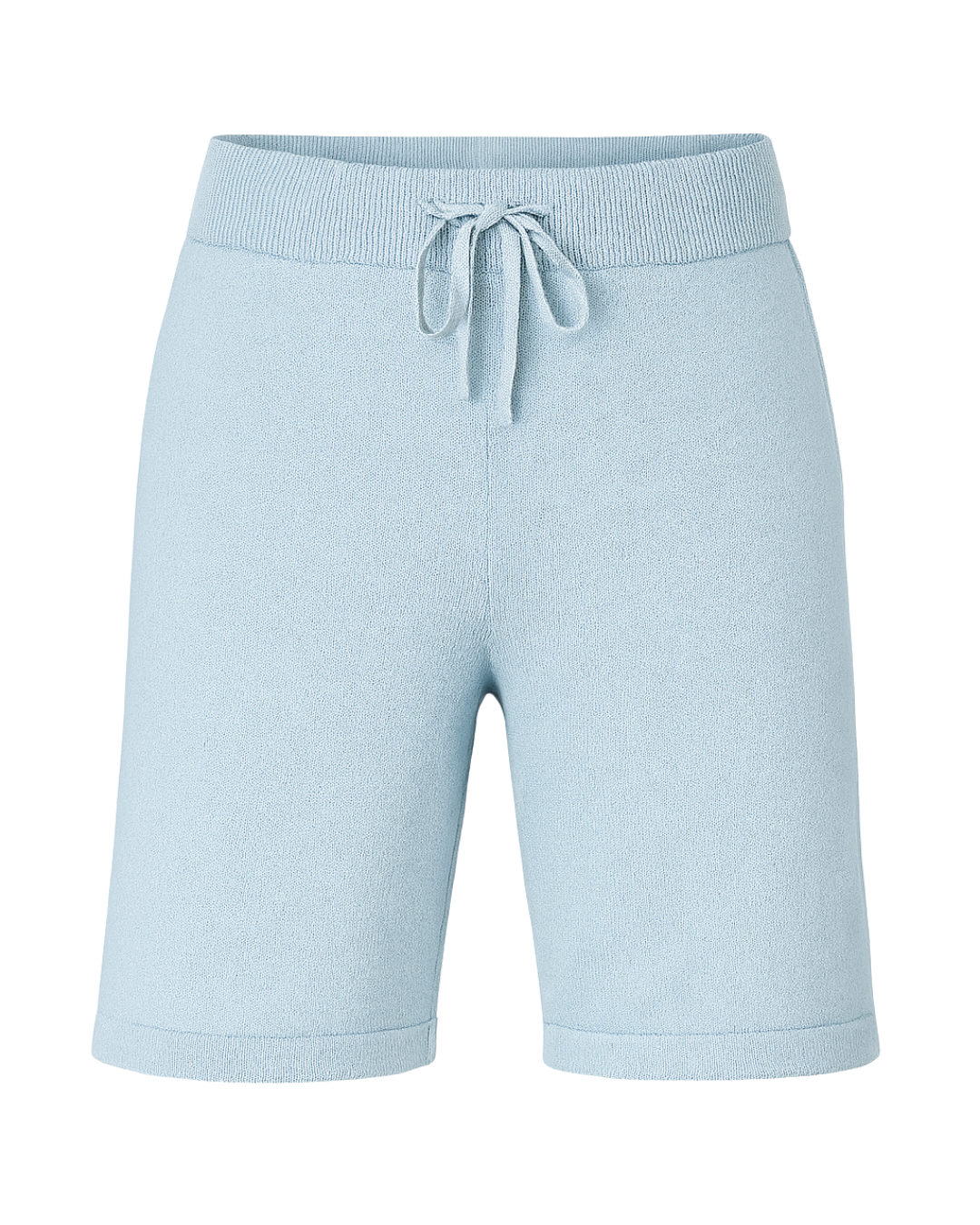 Glacier Blue Knit Shorts