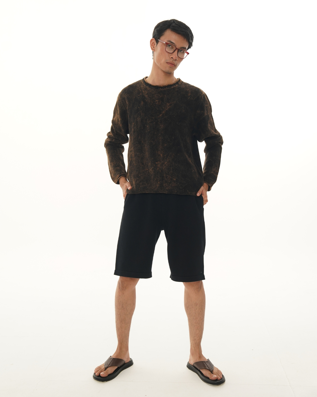 Grunge Fade Black T-shirt