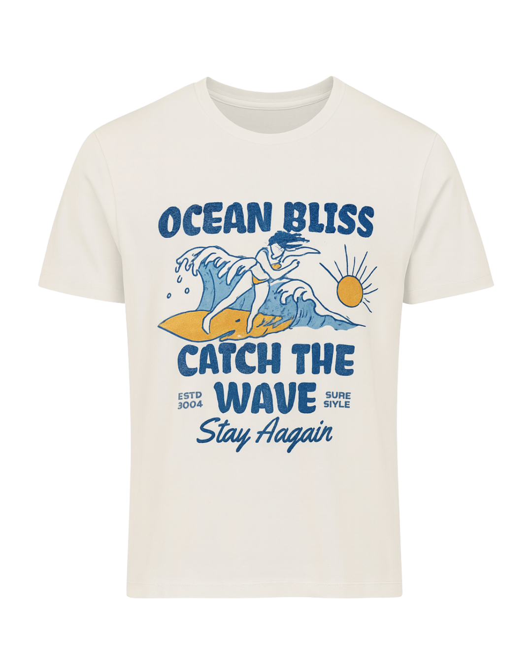 Ocean Bliss Surf Graphic T-shirt
