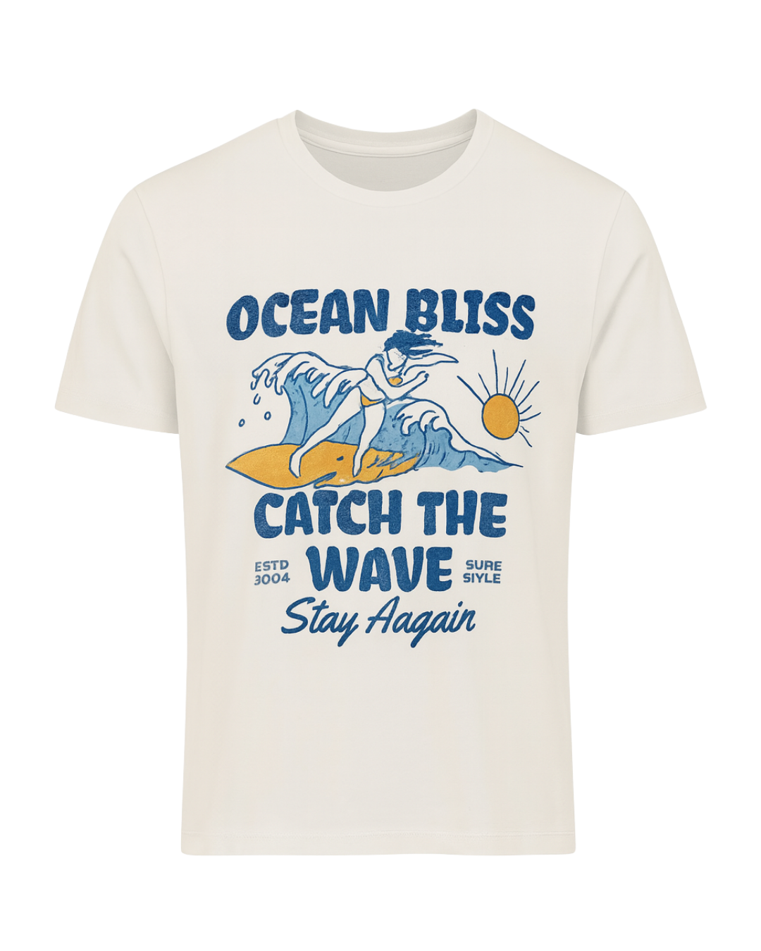 Ocean Bliss Surf Graphic T-shirt