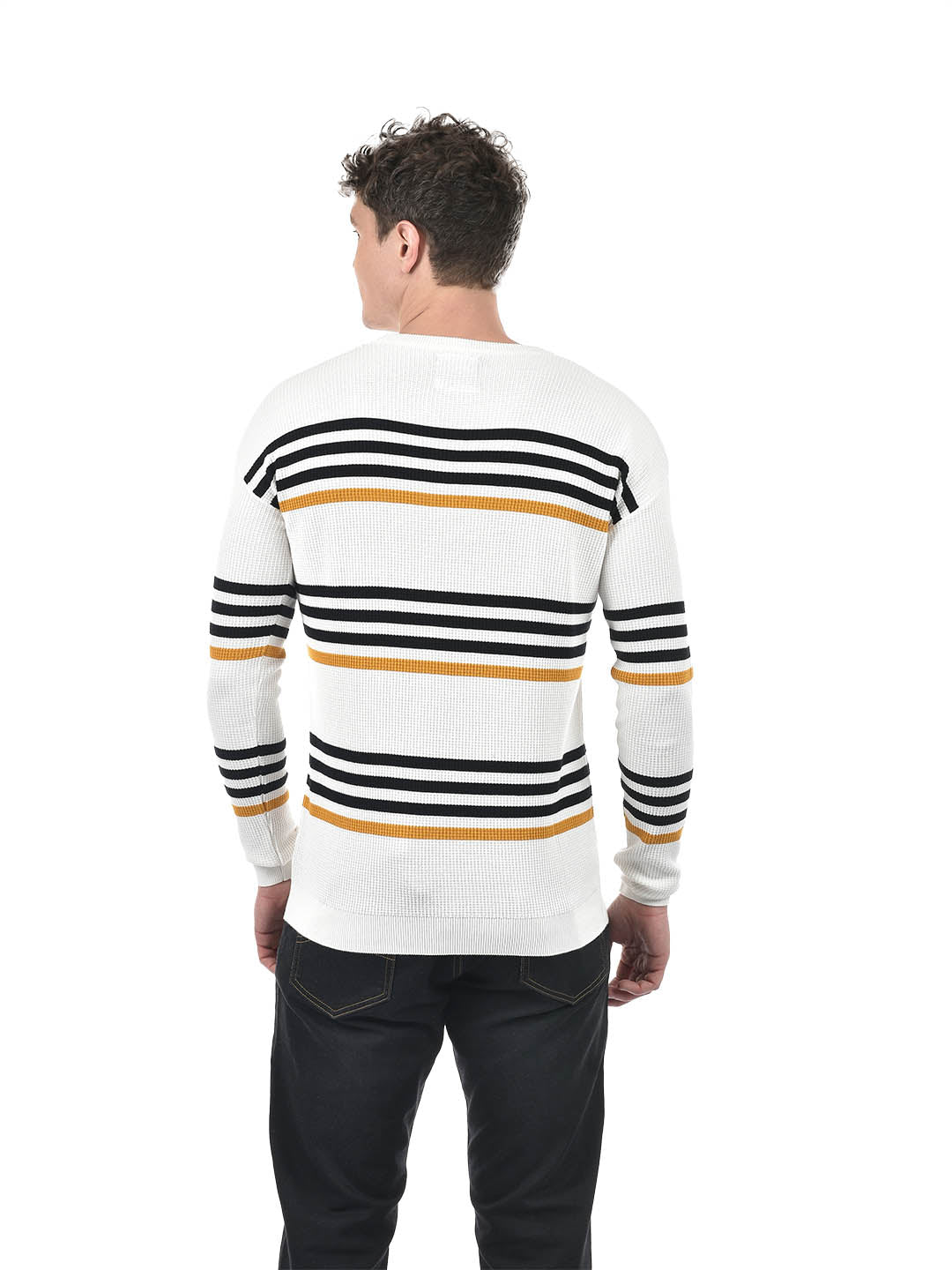 Men’s Classic Breton Stripe Knit Sweatshirt