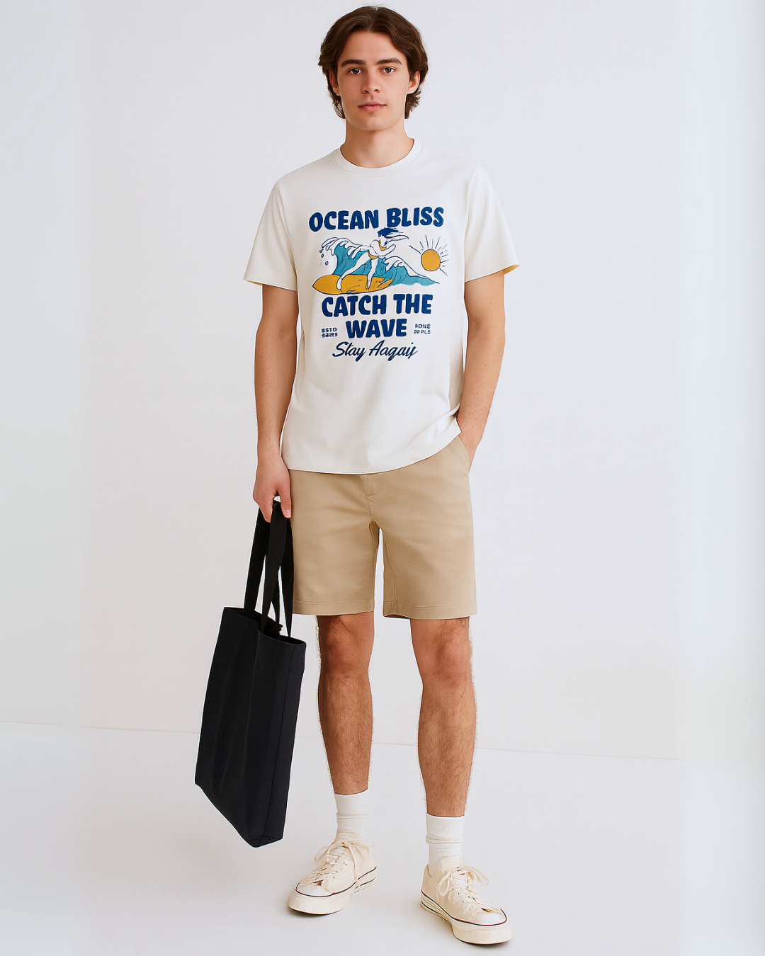 Ocean Bliss Surf Graphic T-shirt