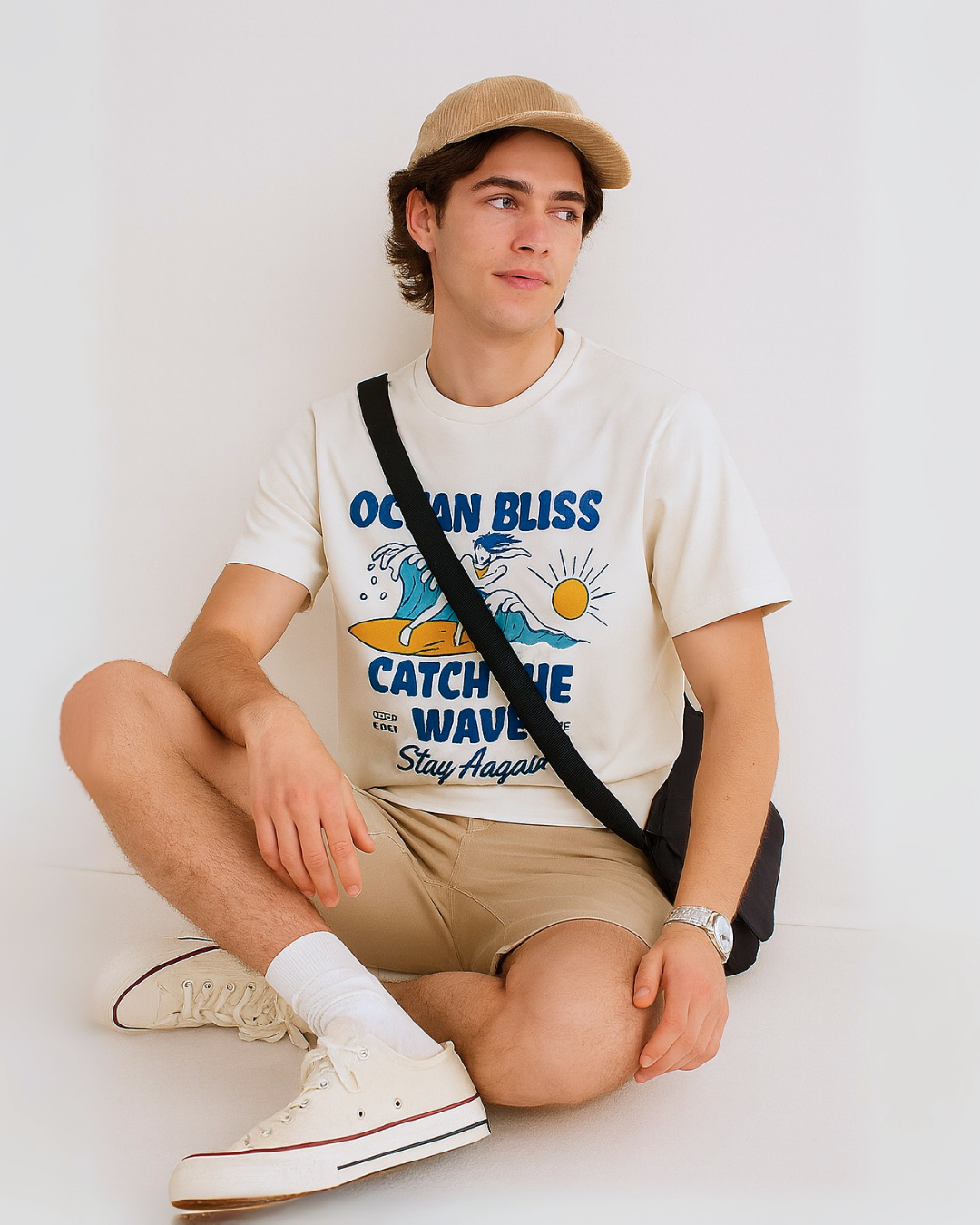 Ocean Bliss Surf Graphic T-shirt