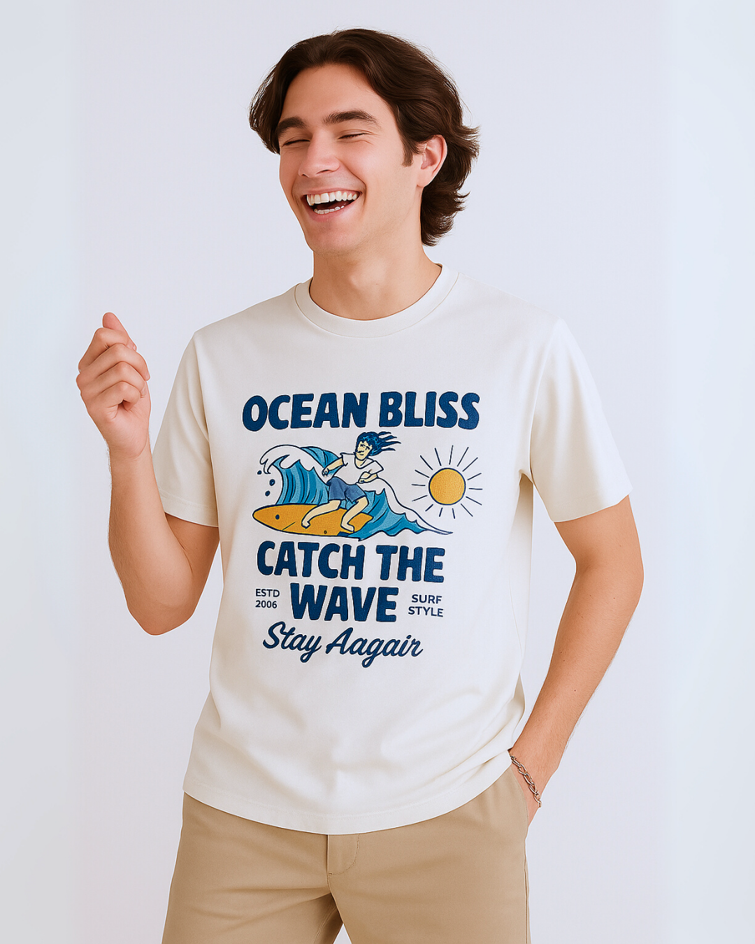Ocean Bliss Surf Graphic T-shirt