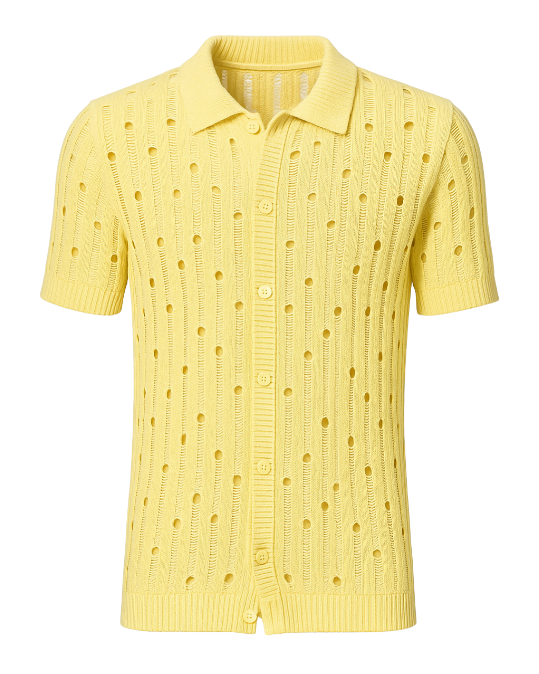 Drip Knit Shirt - Yellow Haze