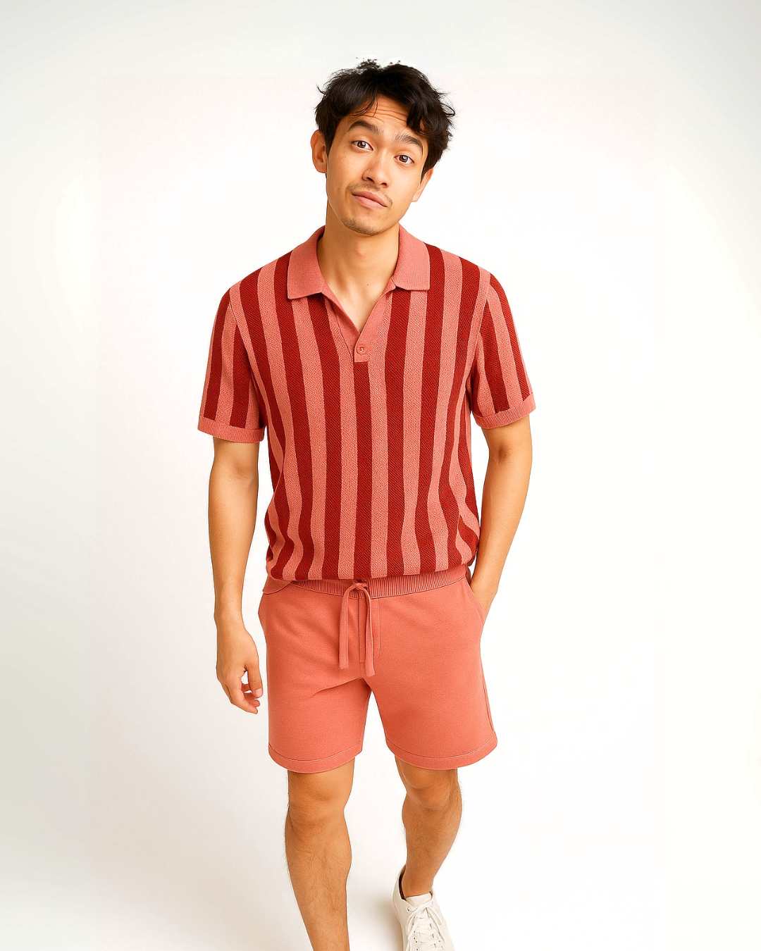 The Afterglow Stripe Polo