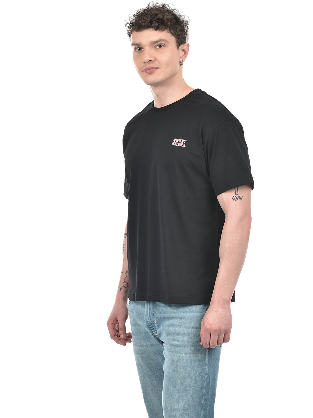 'Sweet Geisha' Graphic T-Shirt – Black