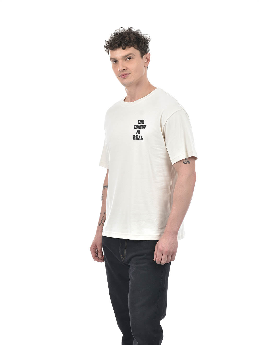 'The Thirst is Real' Graphic T-Shirt – Ivory