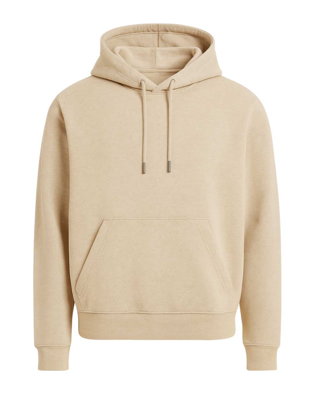 All Rounder Classic Beige Fleece Hoodie