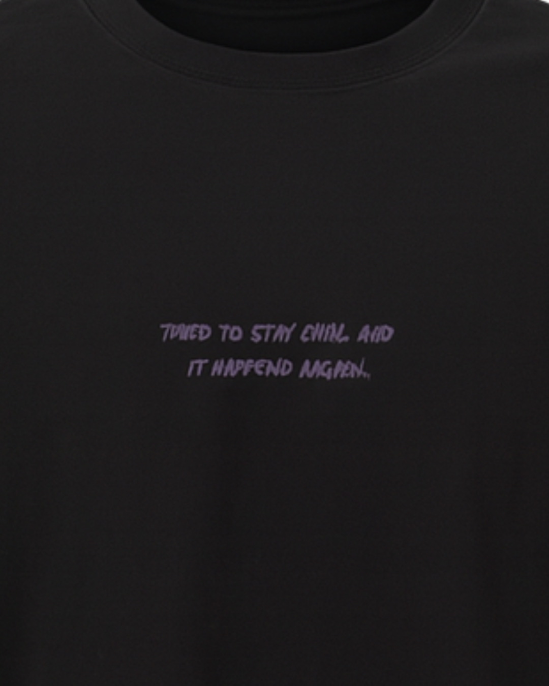 Stay Chill Oversized Graphic T-shirt