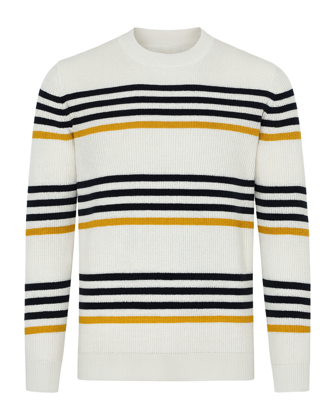 Coastal Stripes Knit Full Sleeved T-shirt