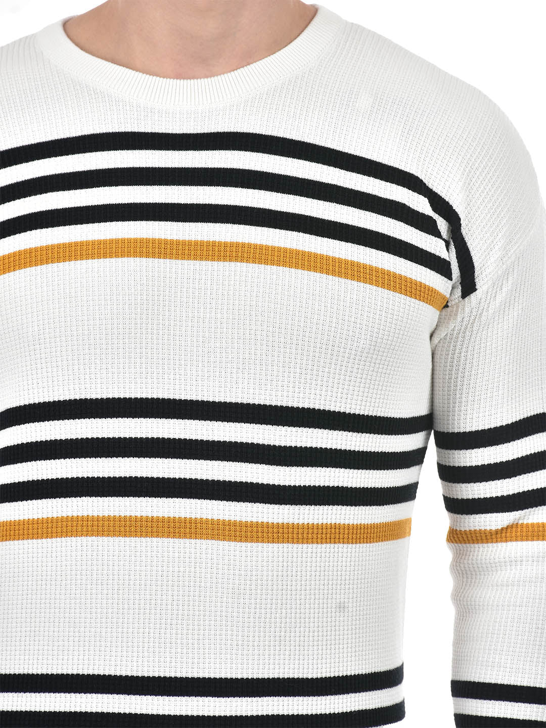 Men’s Classic Breton Stripe Knit Sweatshirt