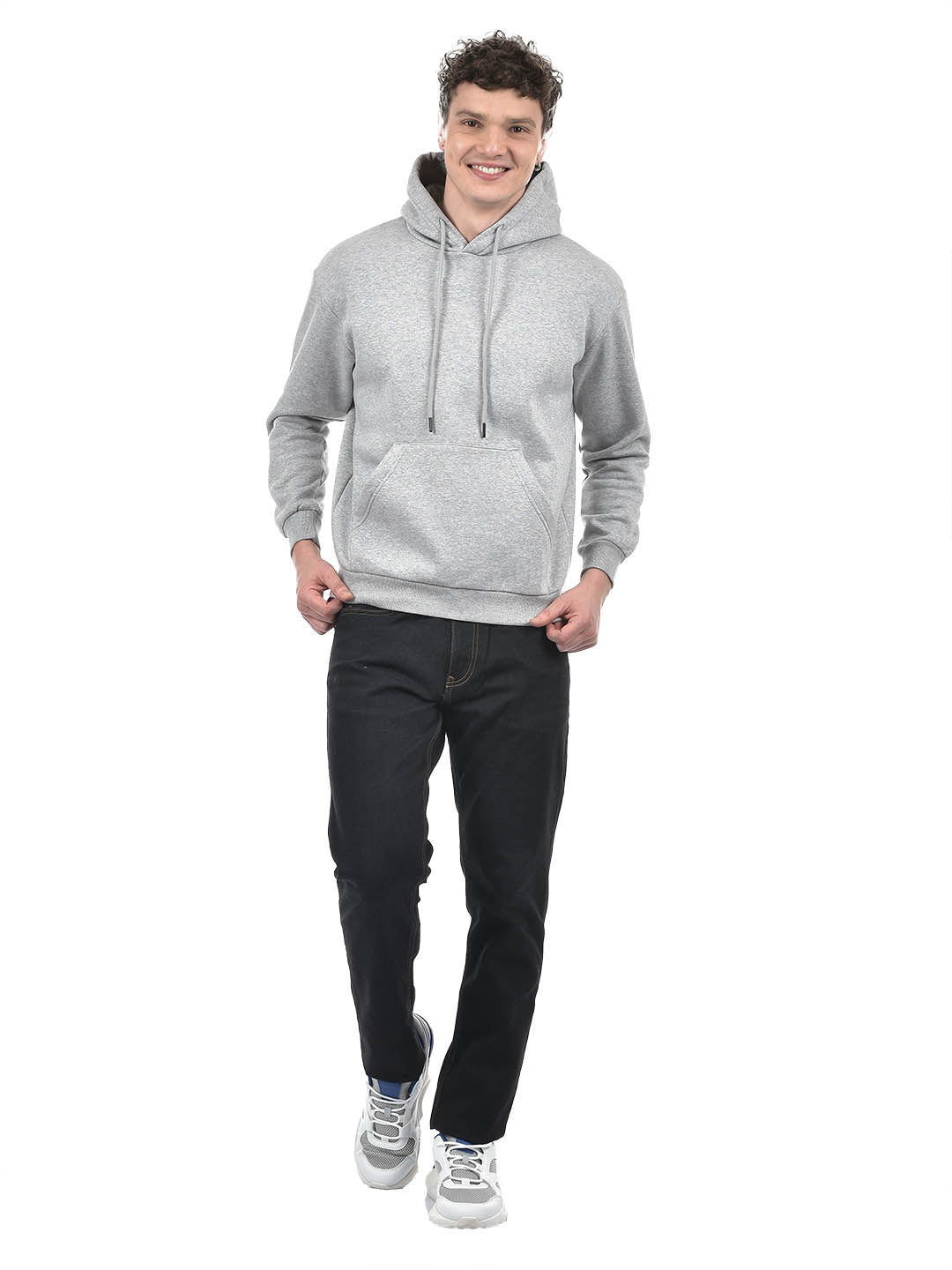 All Rounder Classic Grey Fleece Hoodie