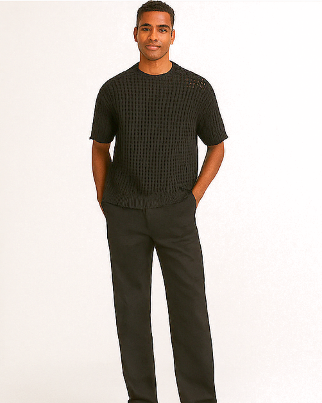 Blackout Edge Mesh T-shirt