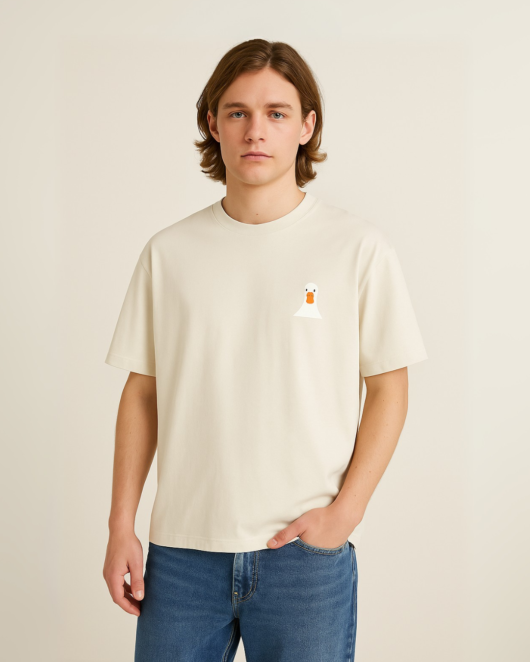 WHAT THE Duck Oversized T-shirt