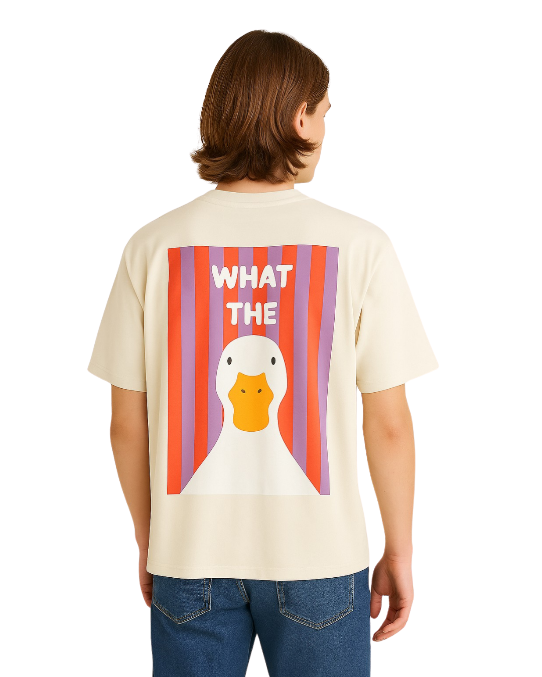 WHAT THE Duck Oversized T-shirt