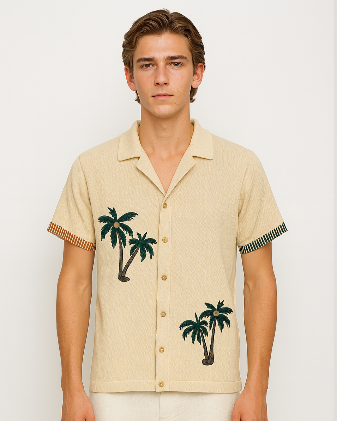 Coastal Calm Cuban Shirt