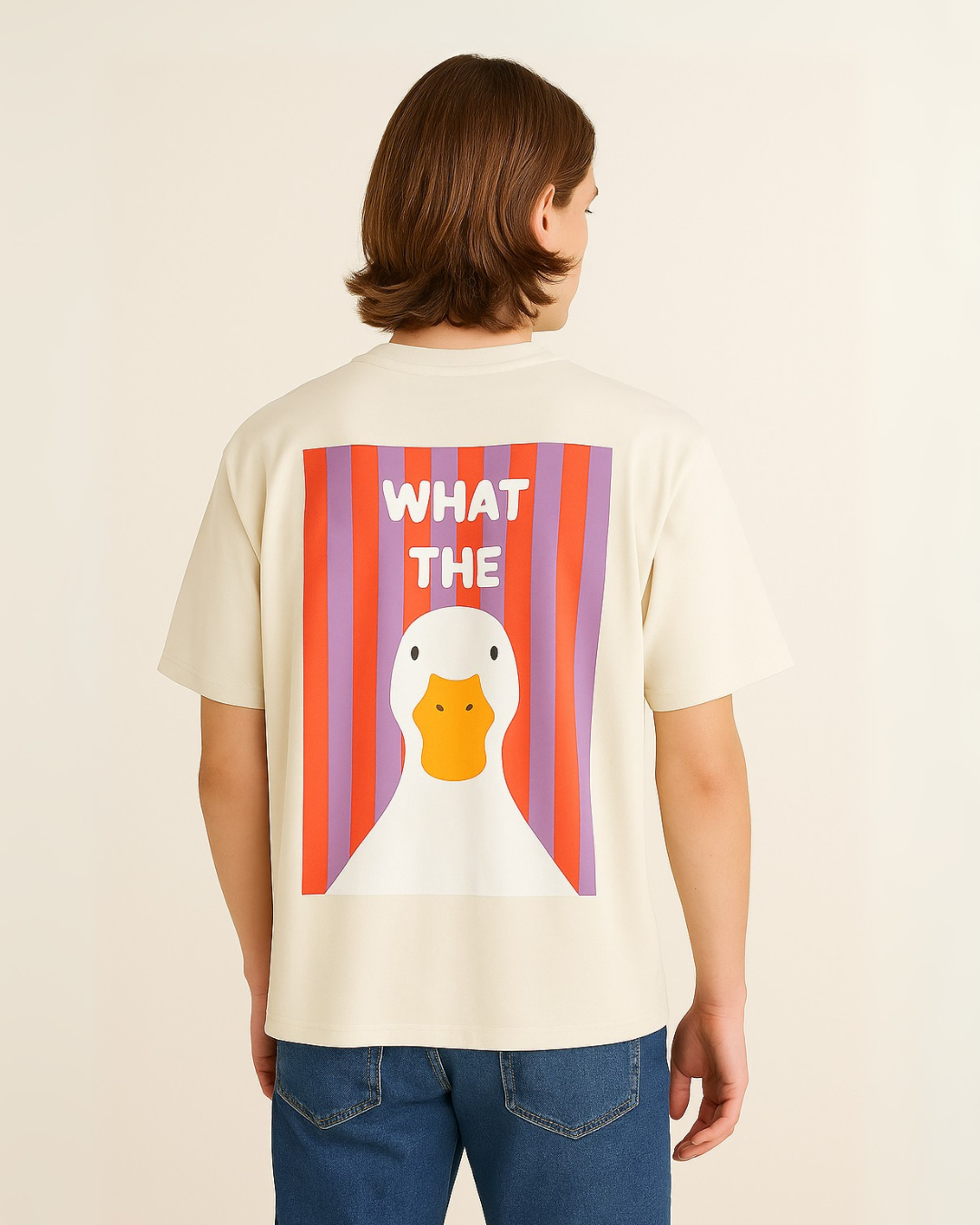 WHAT THE Duck Oversized T-shirt