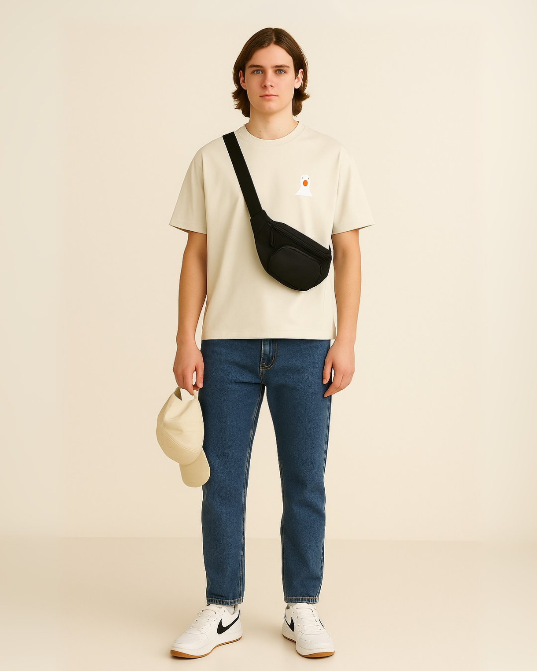 WHAT THE Duck Oversized T-shirt