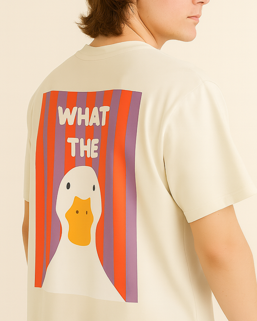WHAT THE Duck Oversized T-shirt