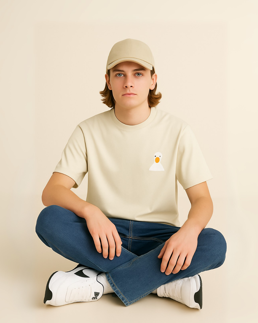 WHAT THE Duck Oversized T-shirt