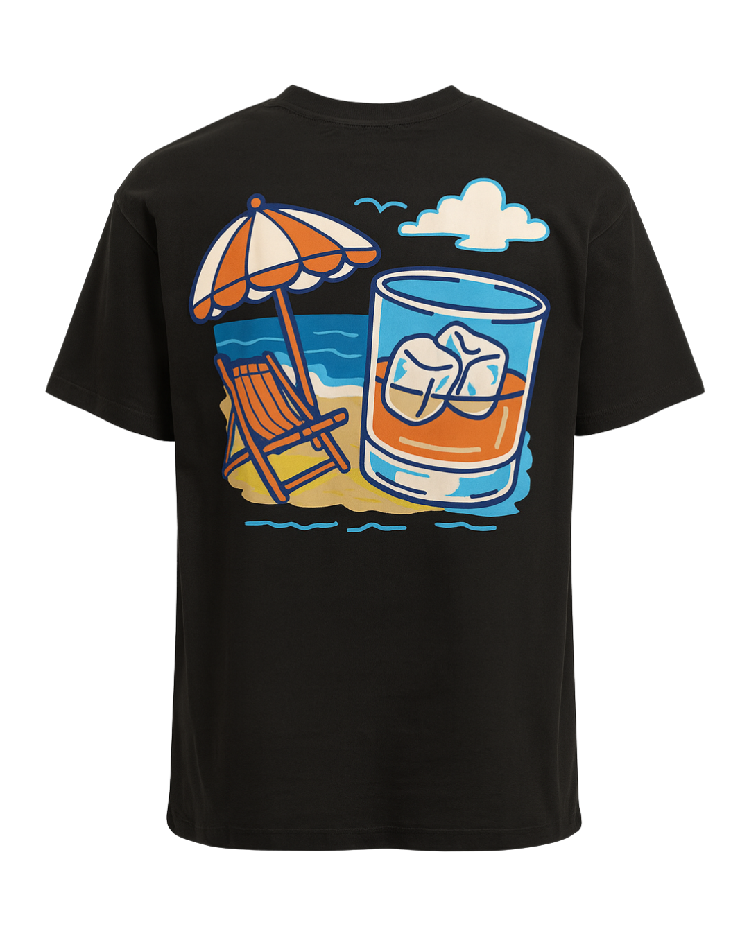 Whisky by the Beach Graphic T-shirt