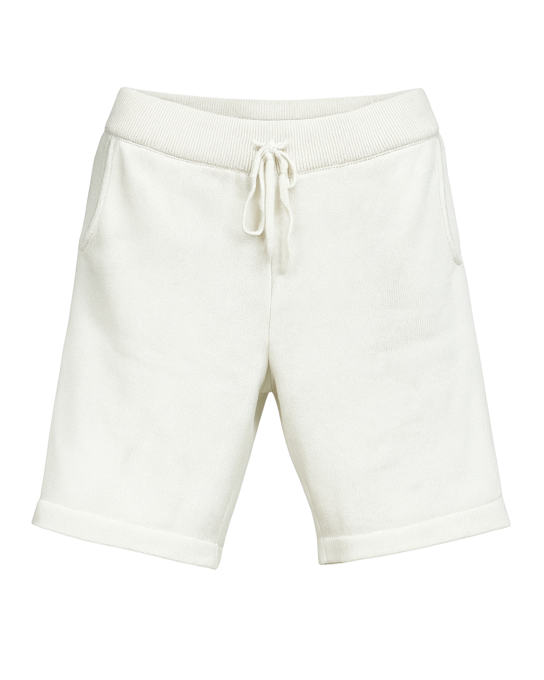 Sea Salt White Knit Shorts