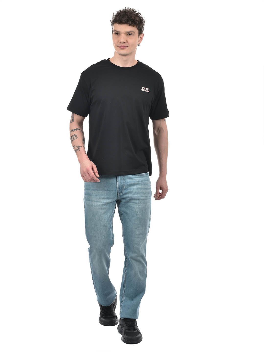 'Sweet Geisha' Graphic T-Shirt – Black