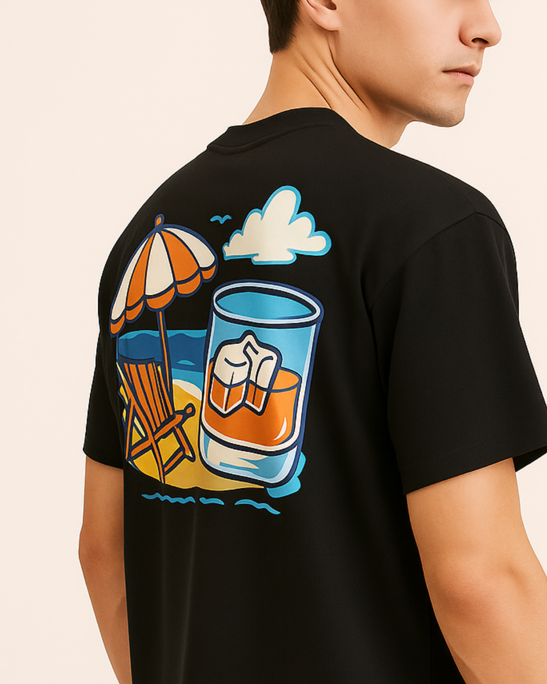 Whisky by the Beach Graphic T-shirt