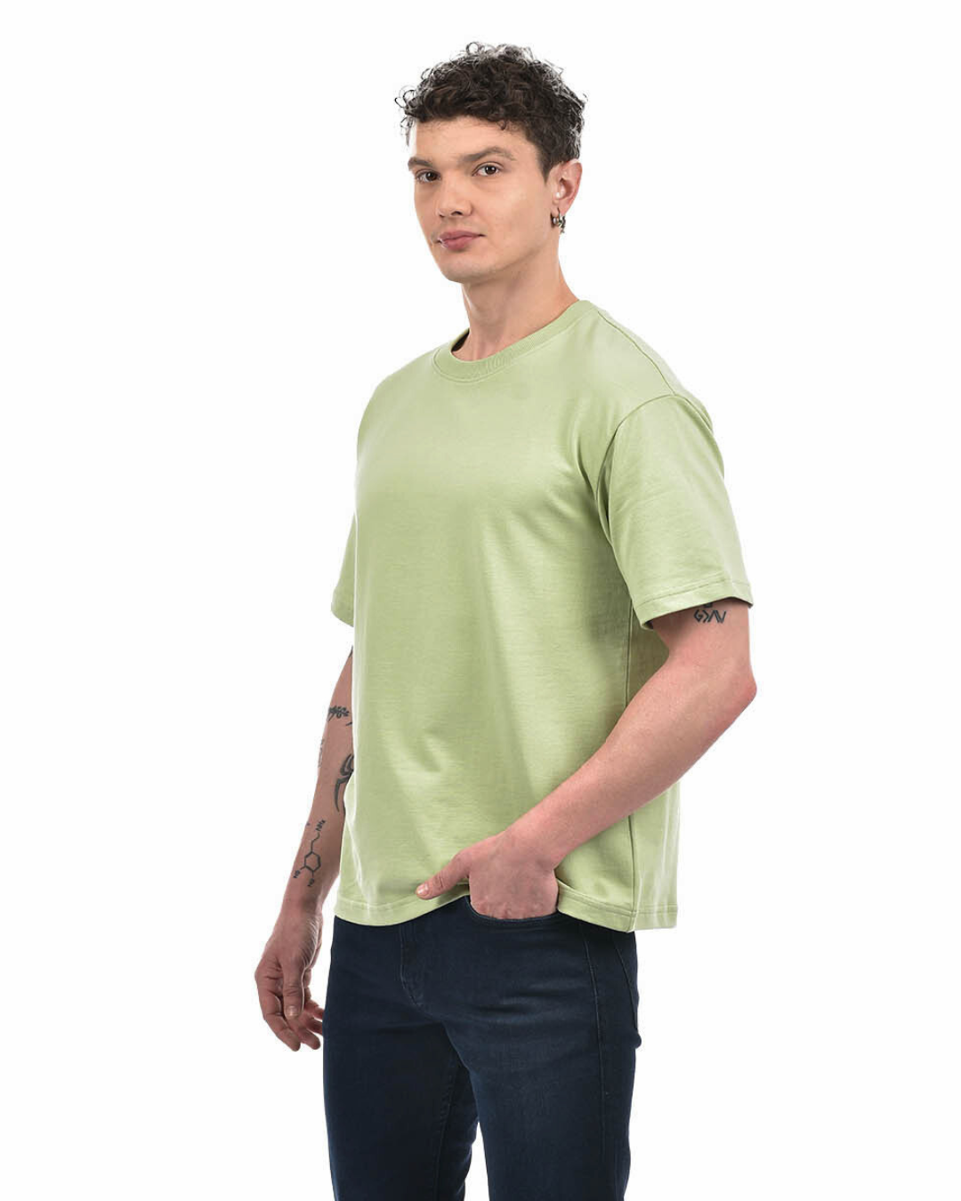'Smooth Seas' Graphic T-Shirt – Sage Green