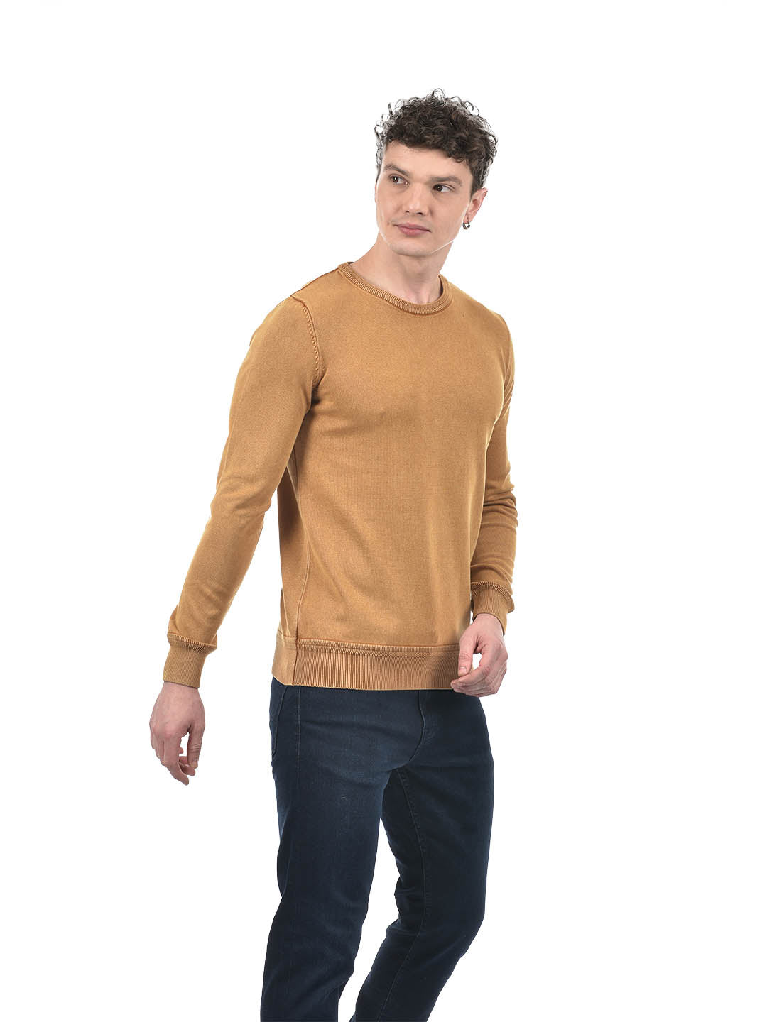 Premium Tan Brown Crewneck Sweatshirt