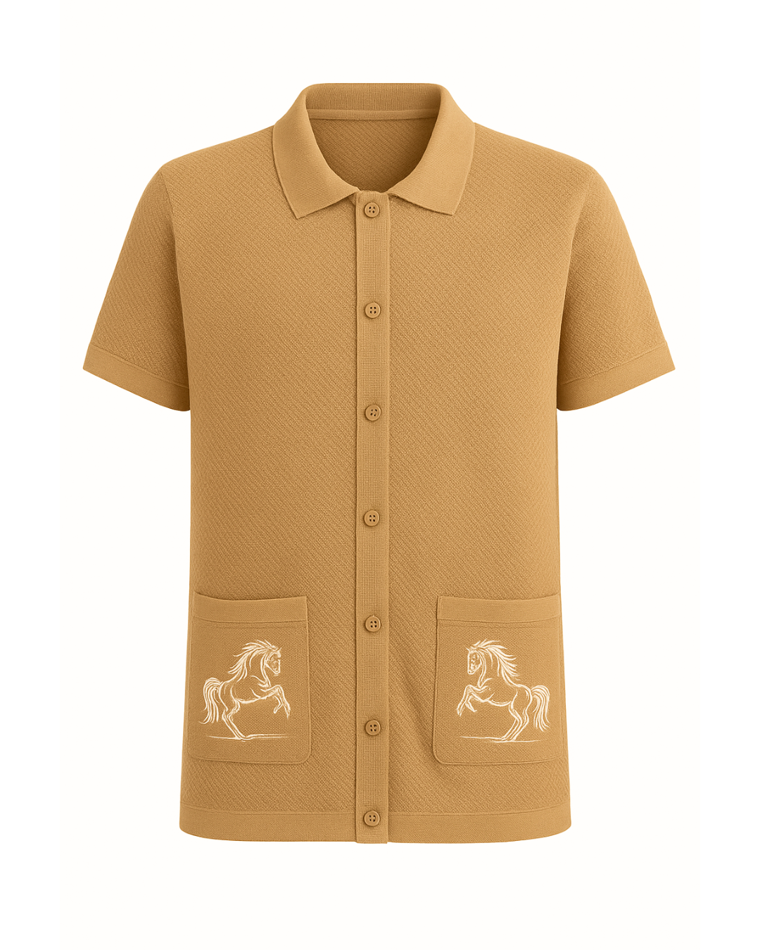 Equestrian Pocket Knit Shirt