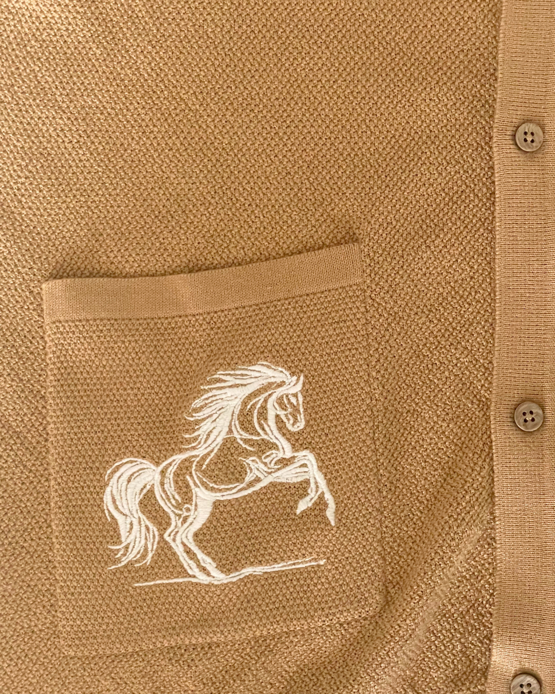 Equestrian Pocket Knit Shirt