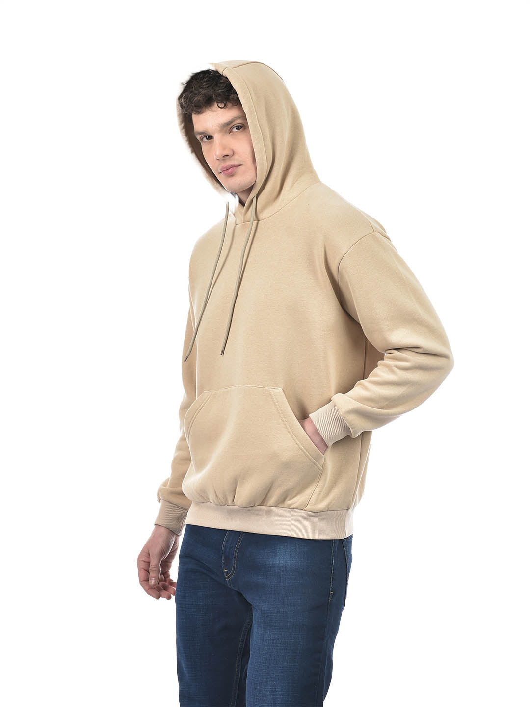 All Rounder Classic Beige Fleece Hoodie