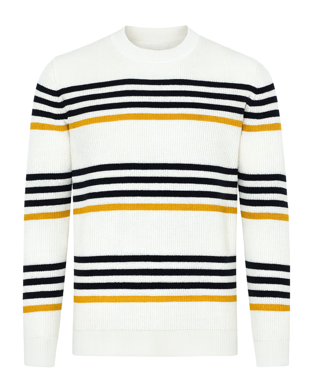 Men’s Classic Breton Stripe Knit Sweatshirt